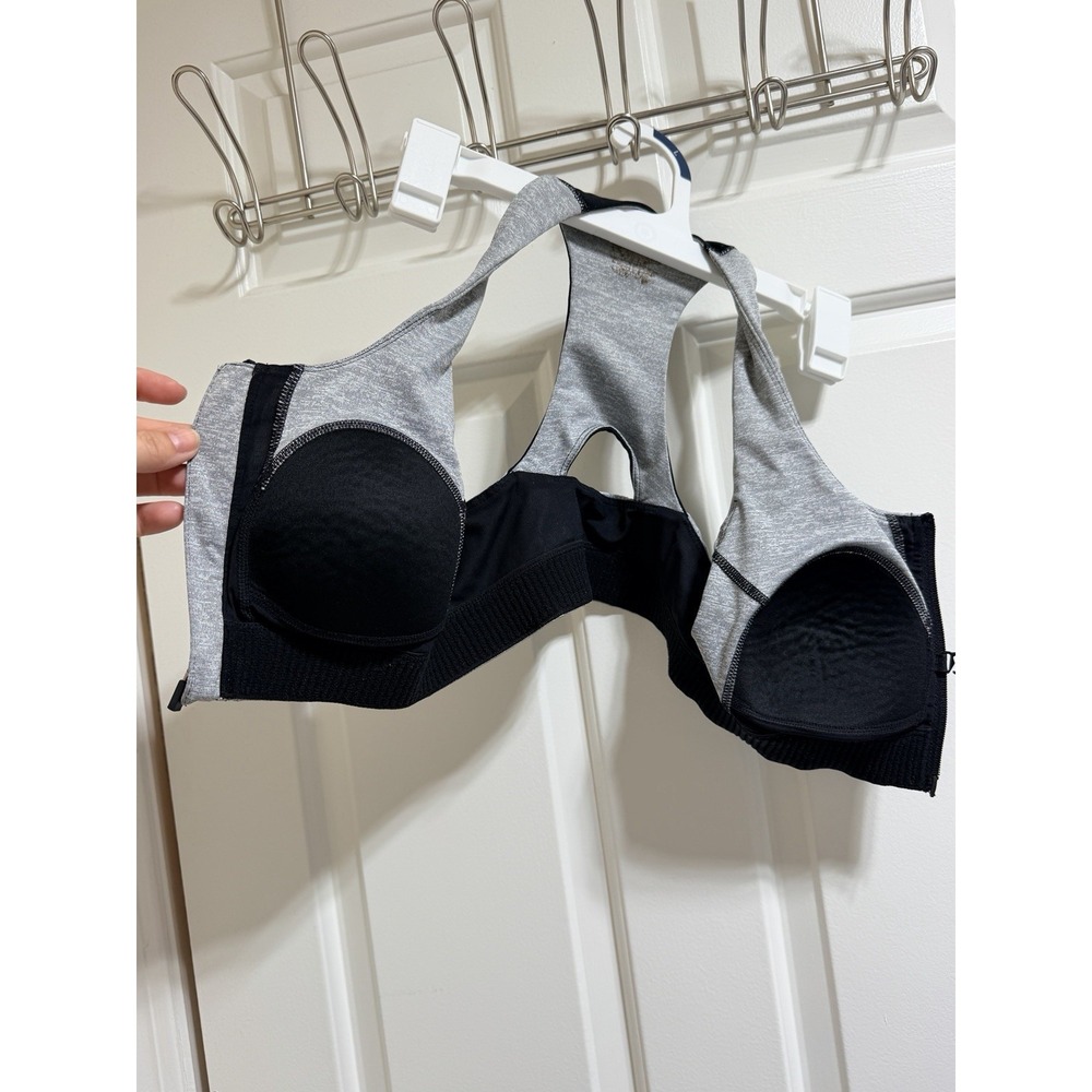 Tek Gear Workout Gear High Support Zip Front Racerback Bra sz. Small - Picture 2 of 5